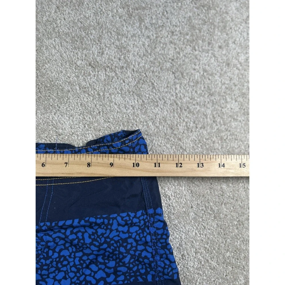 North Face Shorts Boys XS 6 Blue Black Swim Trunks‎ Adjustable Waist Quick Dry